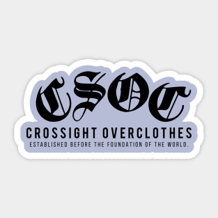 CSOC Old English Sticker